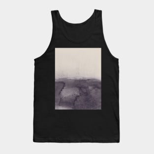 Abstract navy and beige watercolor Tank Top